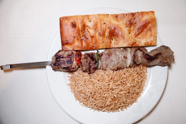 Lamb Skewer Kabob a la Carte.