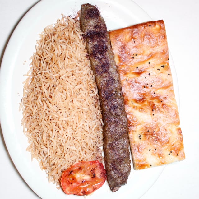 Skewer of Kubideh a la Carte.